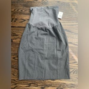 Maternity Dress Skirt A Pea In The Pod Charcoal Size Small S NWT